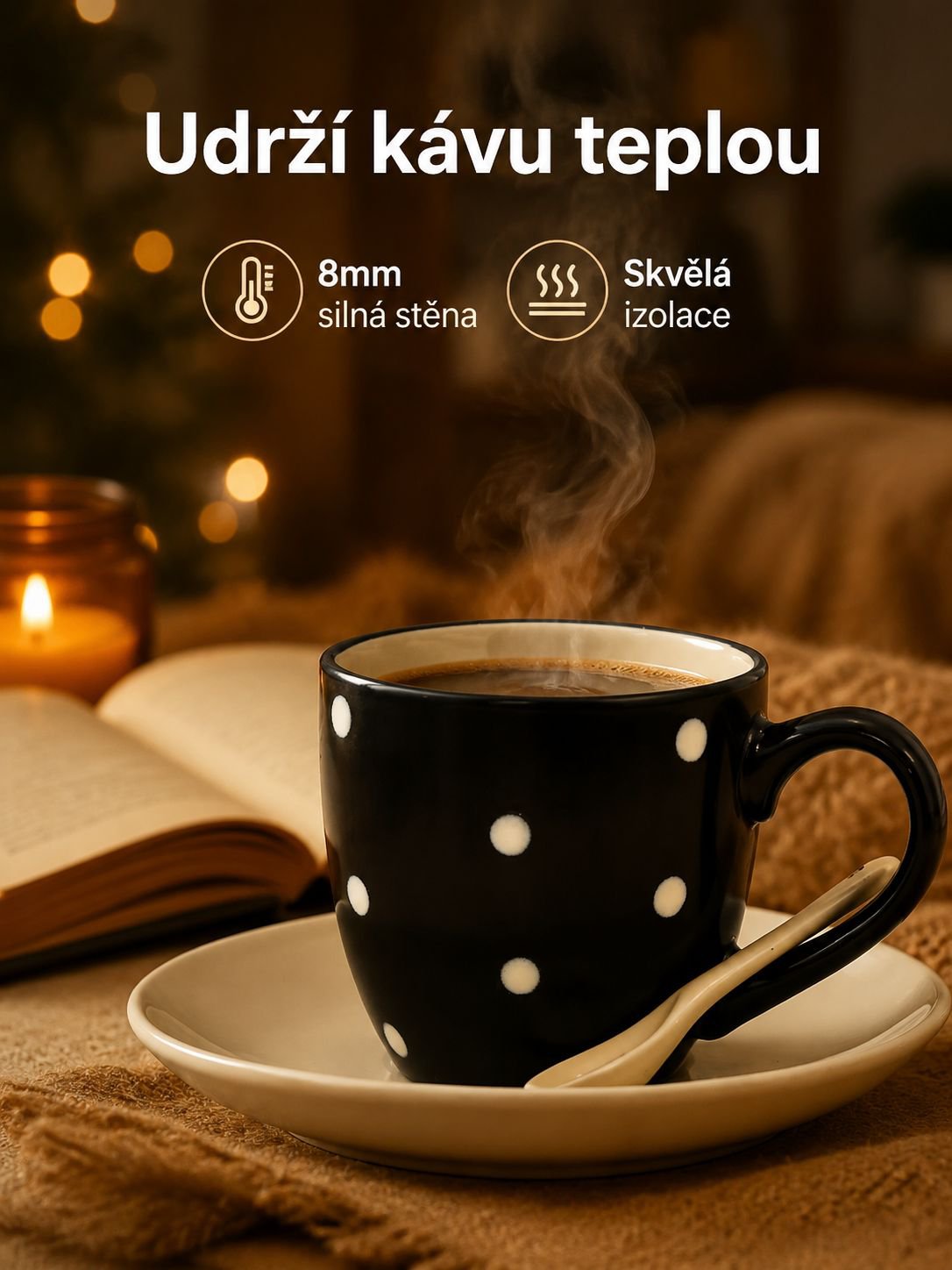 Sada keramických hrnků