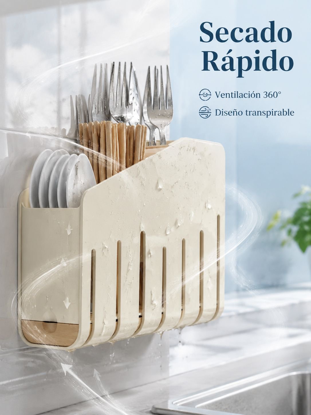 Caja para guardar cubiertos