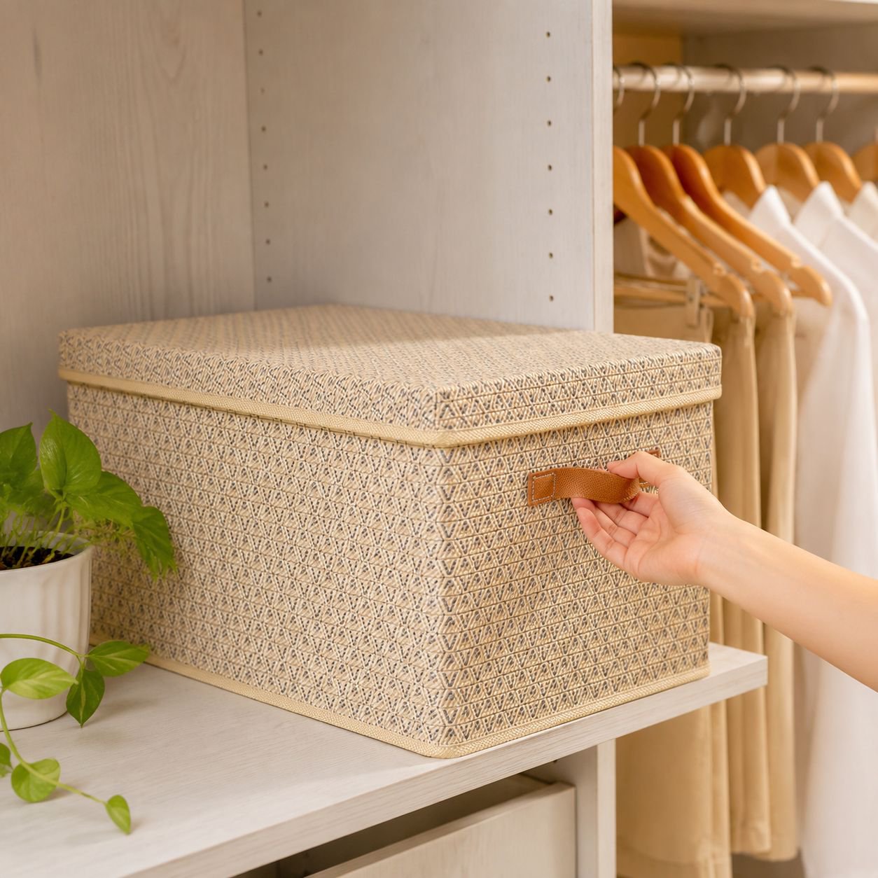 Convenient Clothes Organizer Box with Baskets