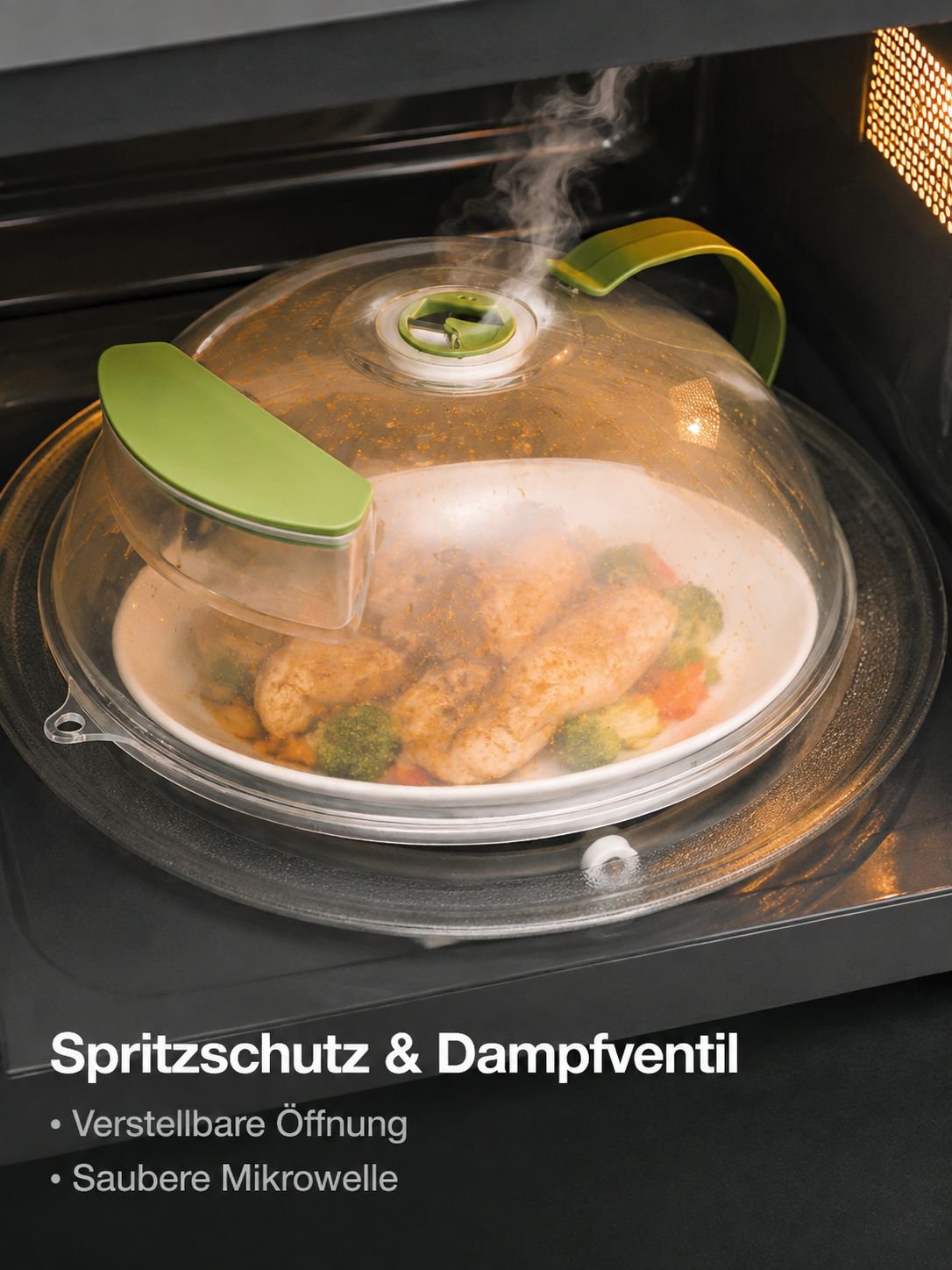 Küche Mikrowelle Hitzebeständige Lebensmittel Heizung Schutz Staubschutz