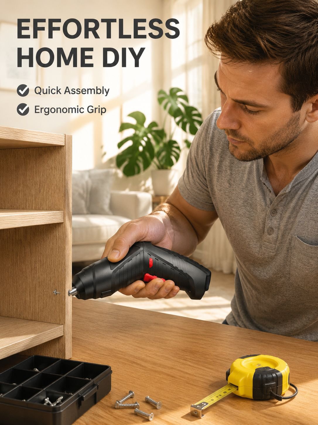 Small Multifunctional Rechargeable Electric Screwdriver
