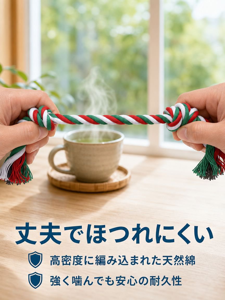 耐久犬用ロープおもちゃ