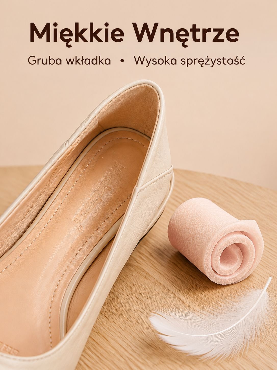 Modne czarne buty na grubym obcasie