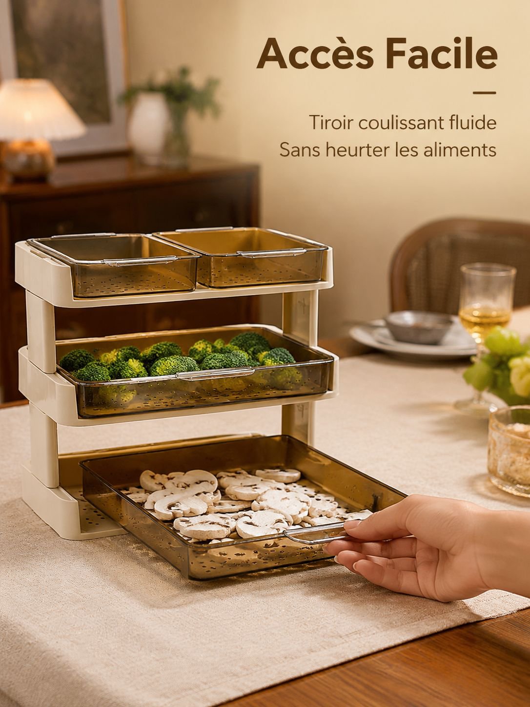Accessoire idéal pour cuisiner et organiser efficacement