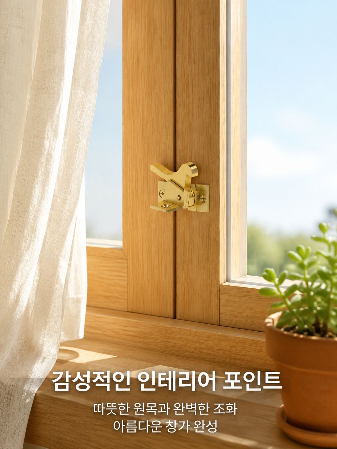 중식 황동 새 모양 창문 잠금장치, 빈티지 안전 방범 걸쇠