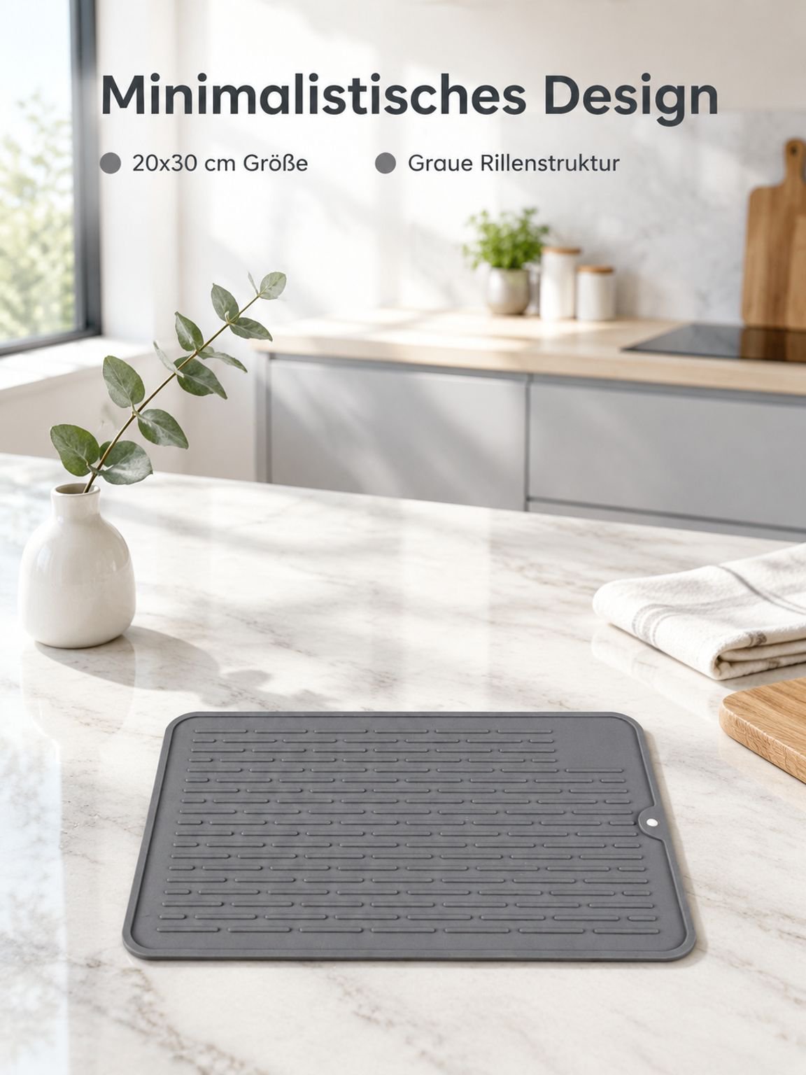 Beliebte hitzebeständige Silikon-Abflussmatte in verschiedenen Größen für Spülen