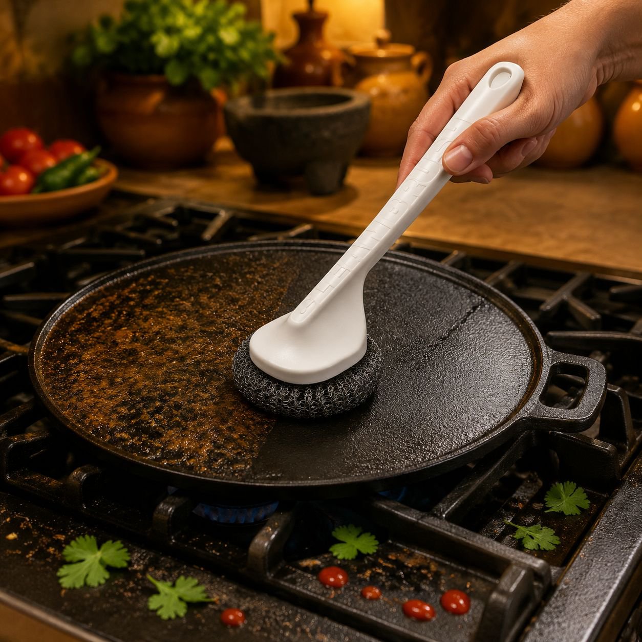 Esfera de limpieza de acero inoxidable para cocina
