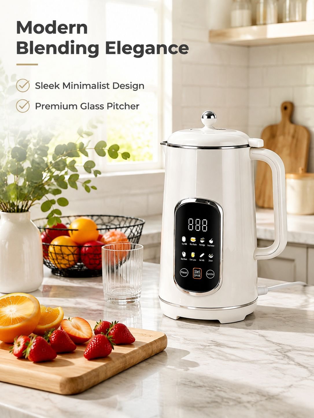 Household Silent Fully Automatic High-Speed Juicer, No Cooking, No Filtering, Residue-Free