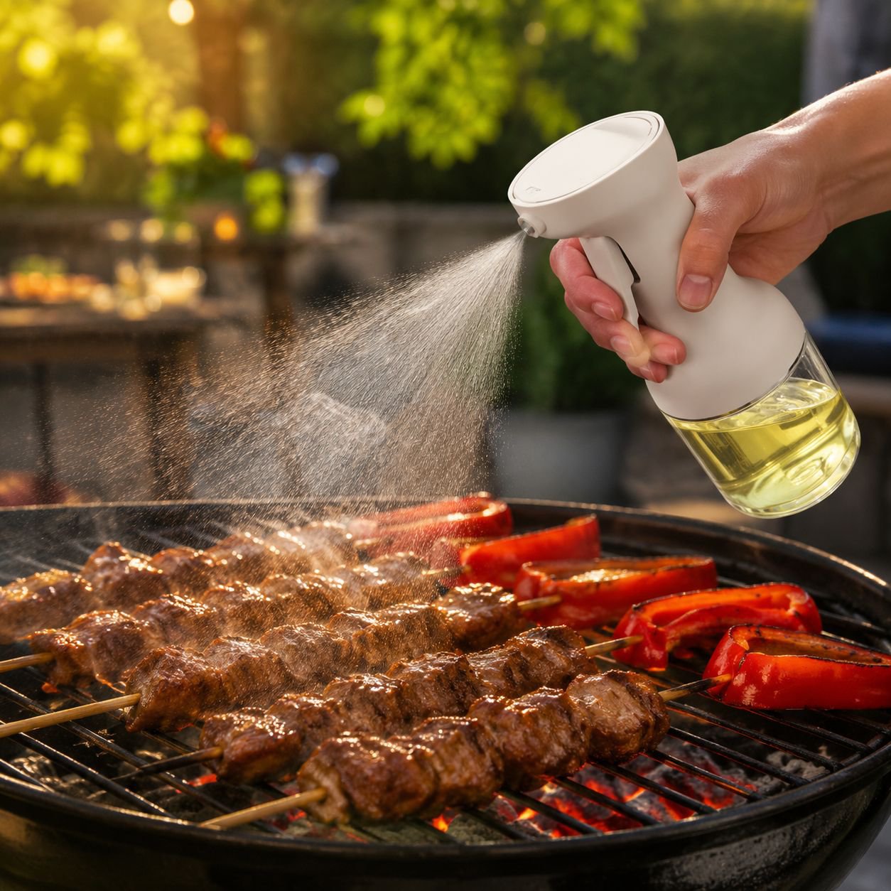 Foggy oil pot oil sprayer Moistureproof Barbecue Fat Loss Spray Spray inverted without leakage Oil S