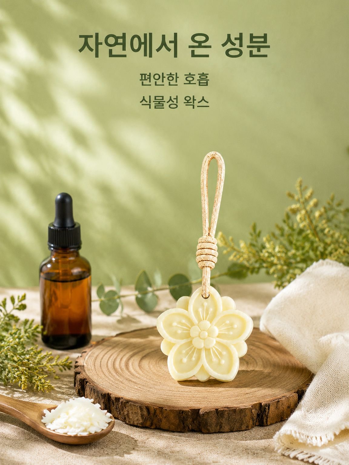 치자꽃 향 왁스 시트 방향제