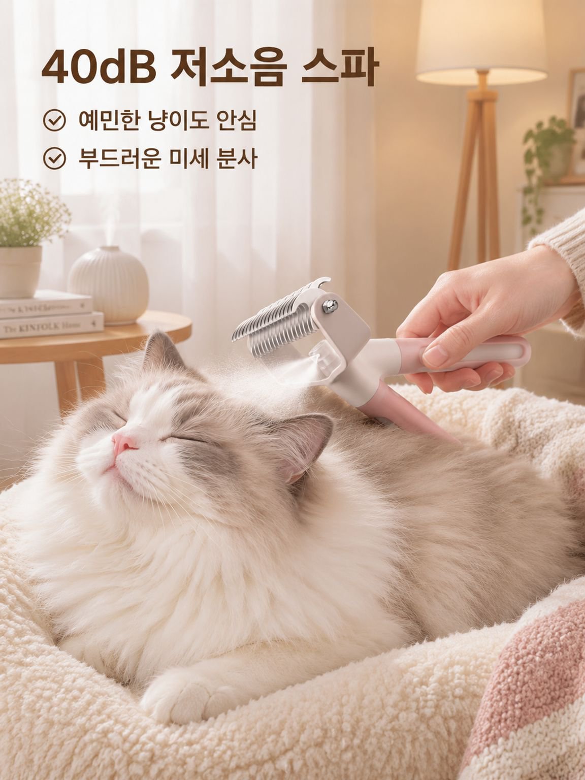 반려동물 털 관리 및 청소 도구 