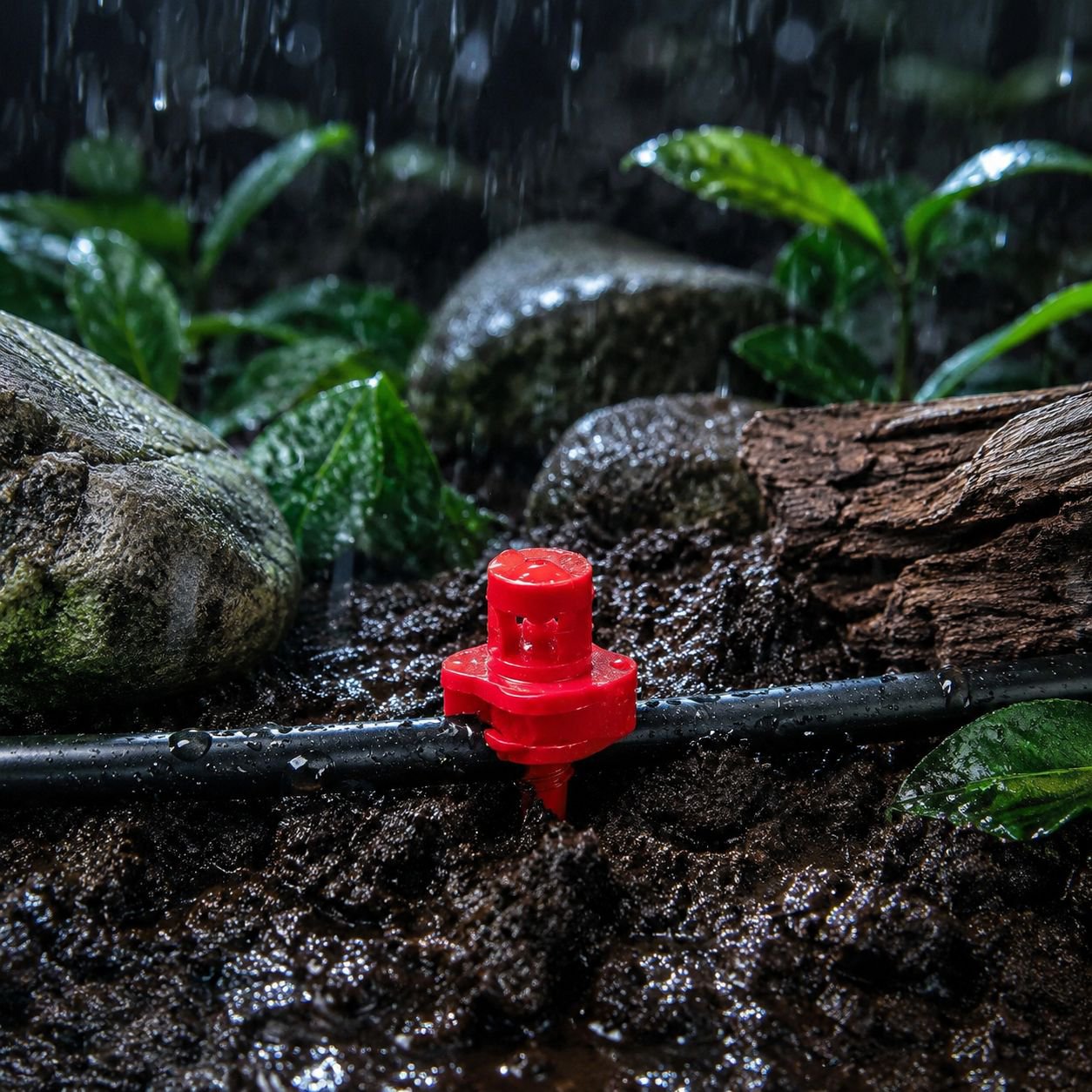 Rociador automático para plantas de exterior