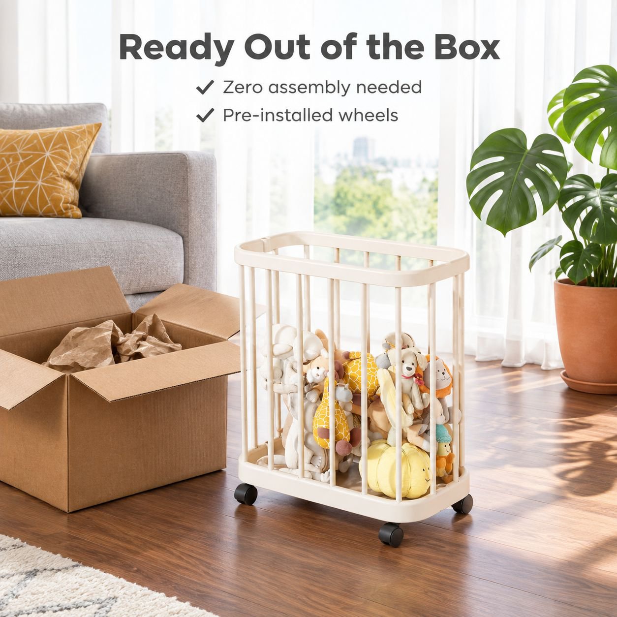 Multifunctional Waterproof Storage Basket for Laundry, Bathroom, and Gym Equipment