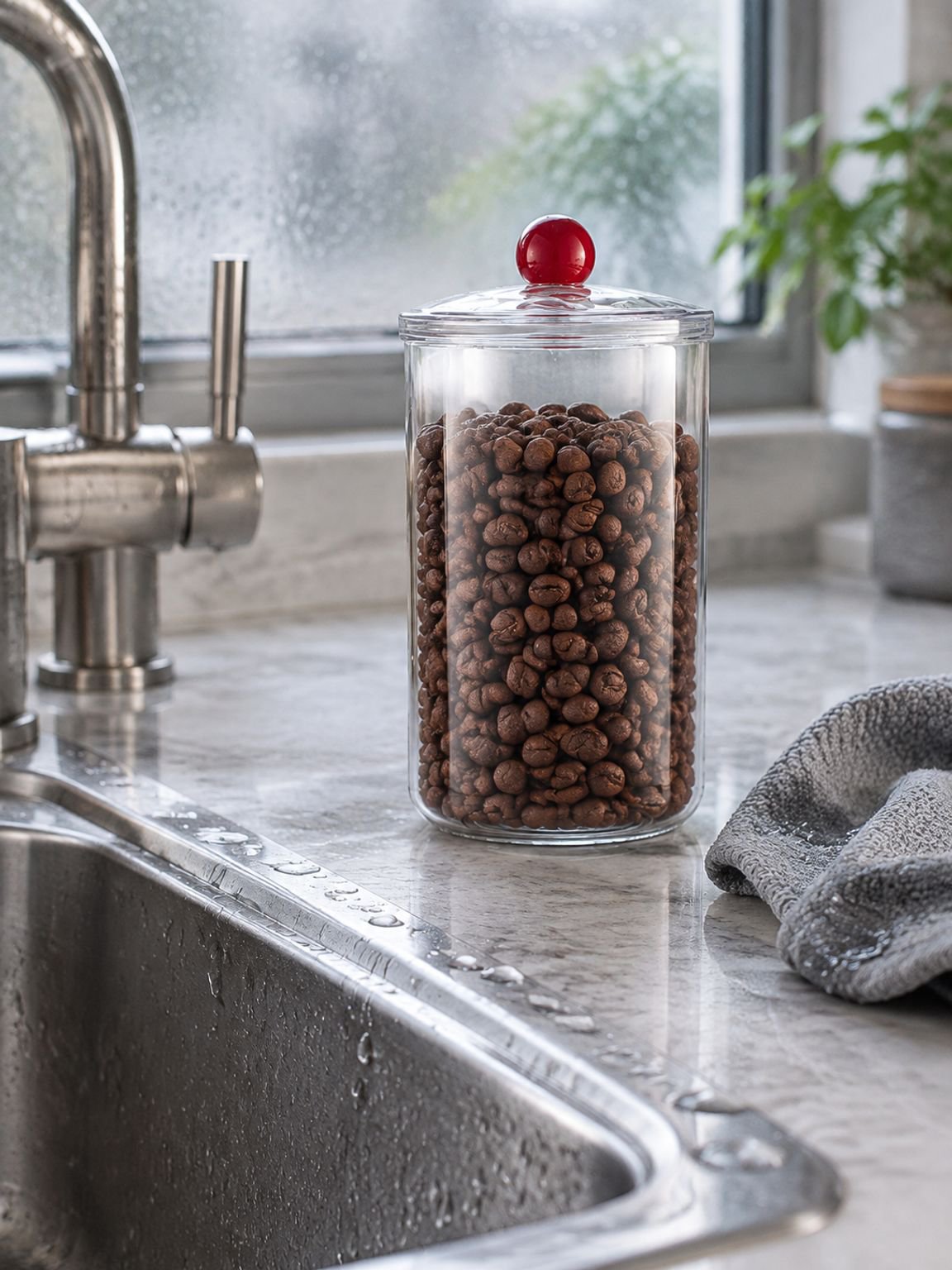 Boîte de rangement hermétique avec couvercle pour la cuisine