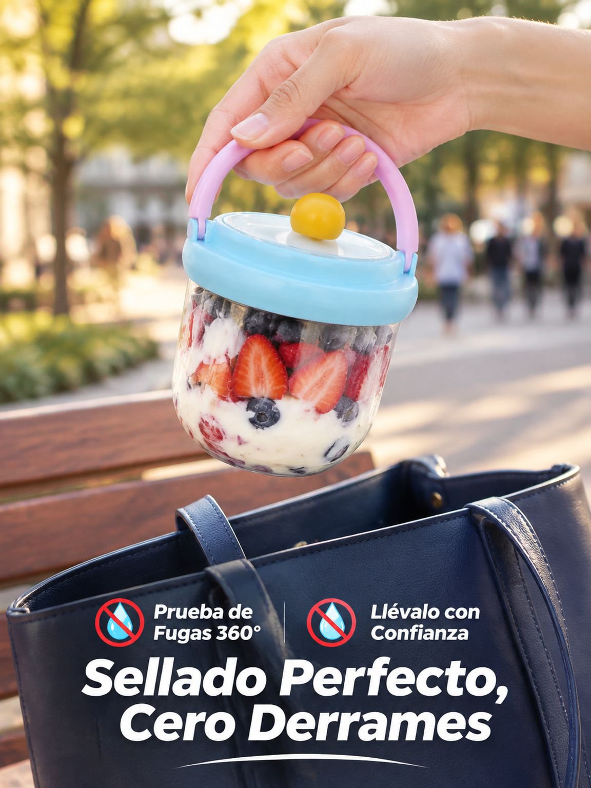 Taza de ensalada de frutas