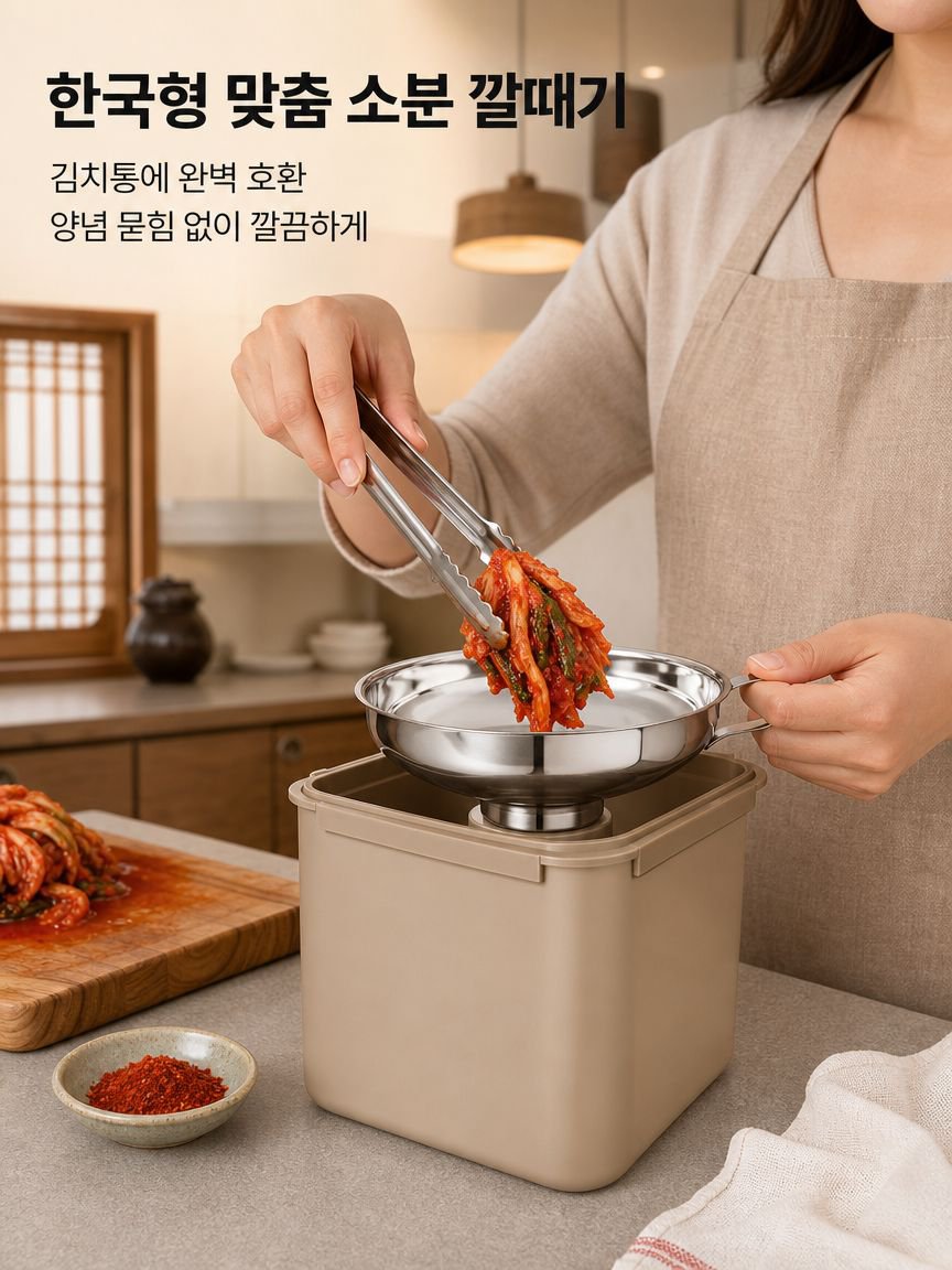 입구가 넓은 분배 깔때기