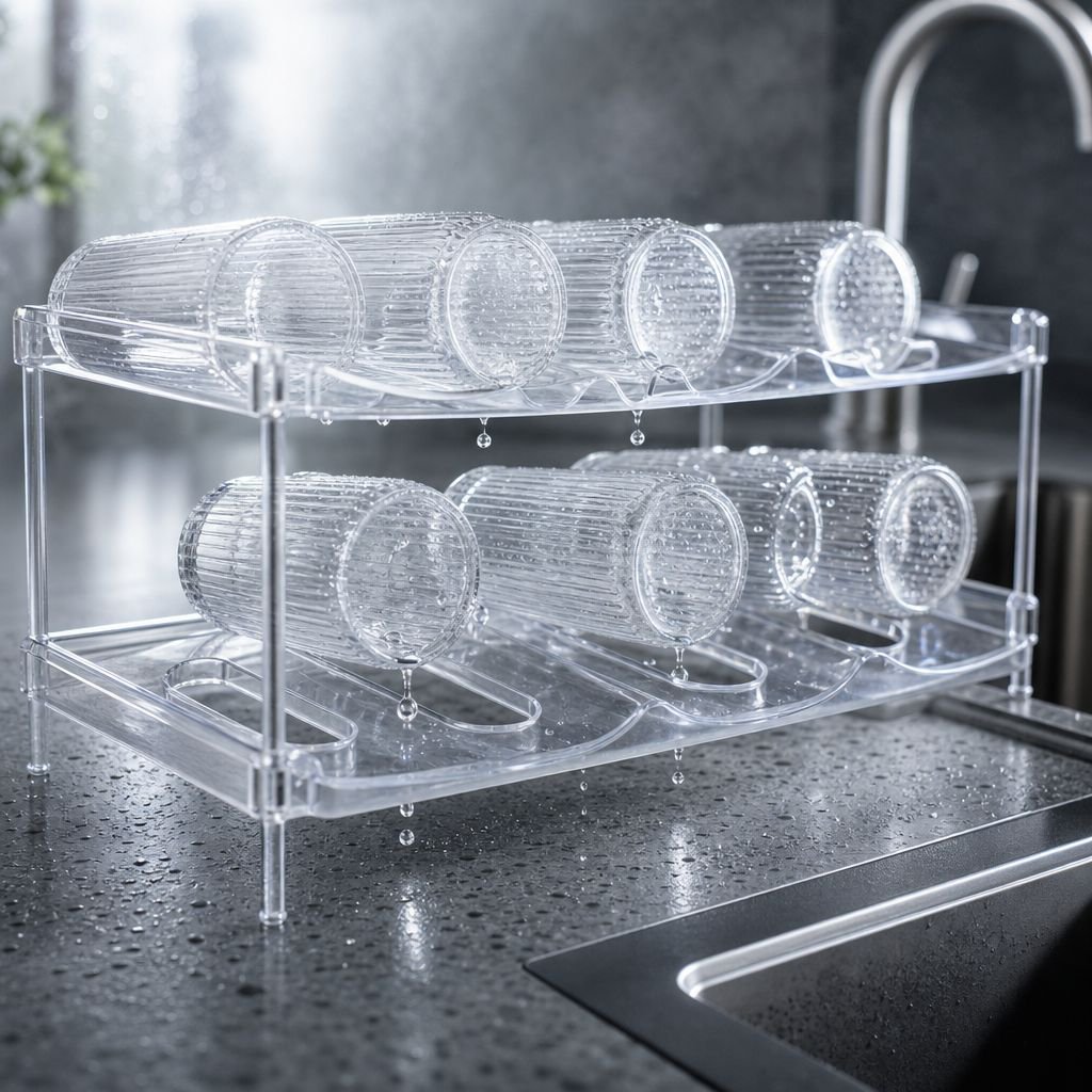Modern living room cup storage rack