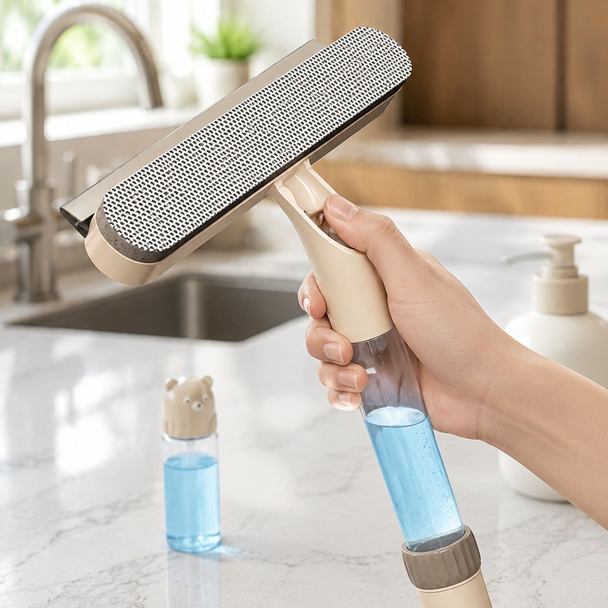 Reusable Glass Squeegee for Clean and Clear Windows
