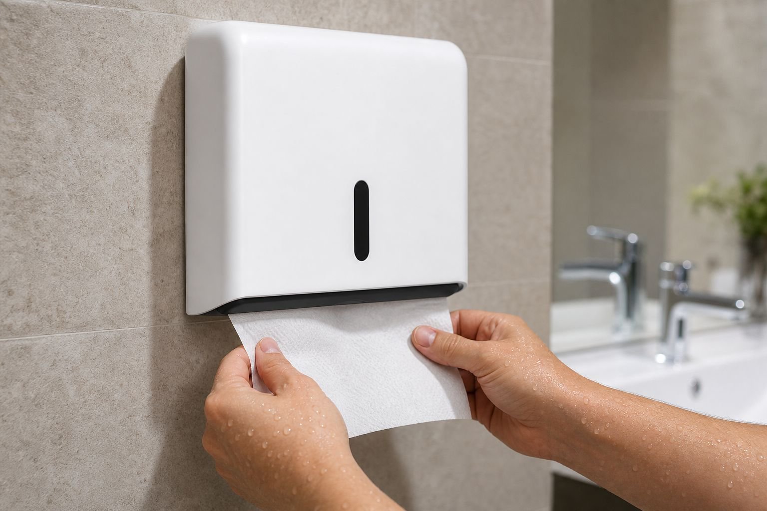 No-Drill Wall Mounted Tissue Box
