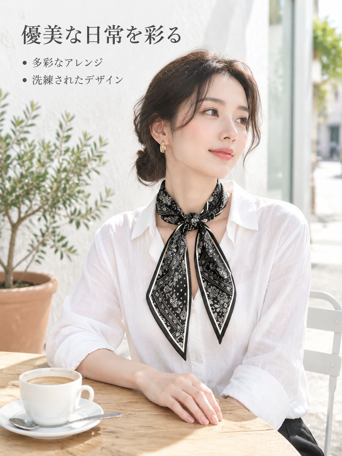 ロングスカーフ 女性向け オールマイティープチスカーフ