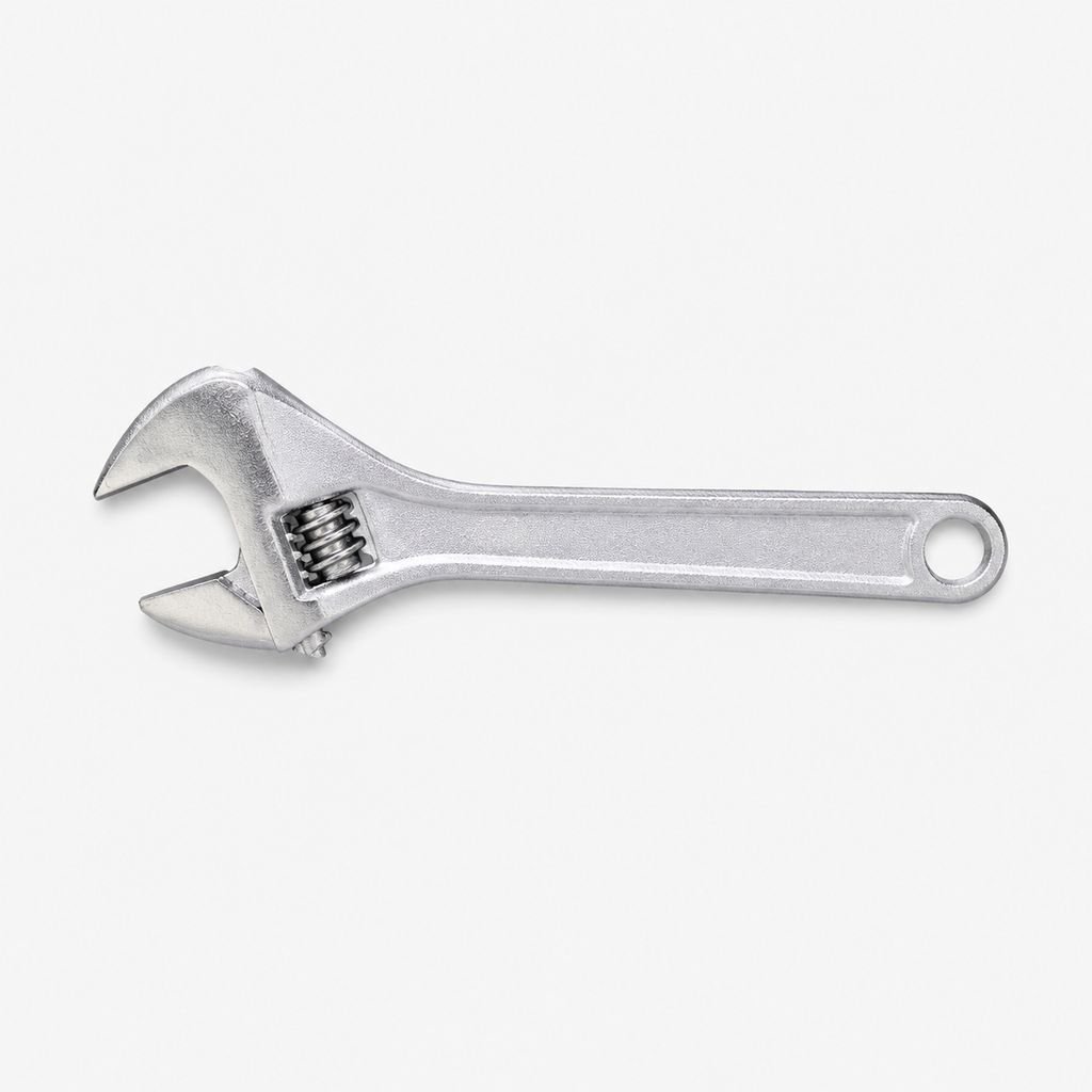 Industrial Grade Anti-slip Rubber Coated Wide Jaw Adjustable Wrench, Multi-use, Wholesale