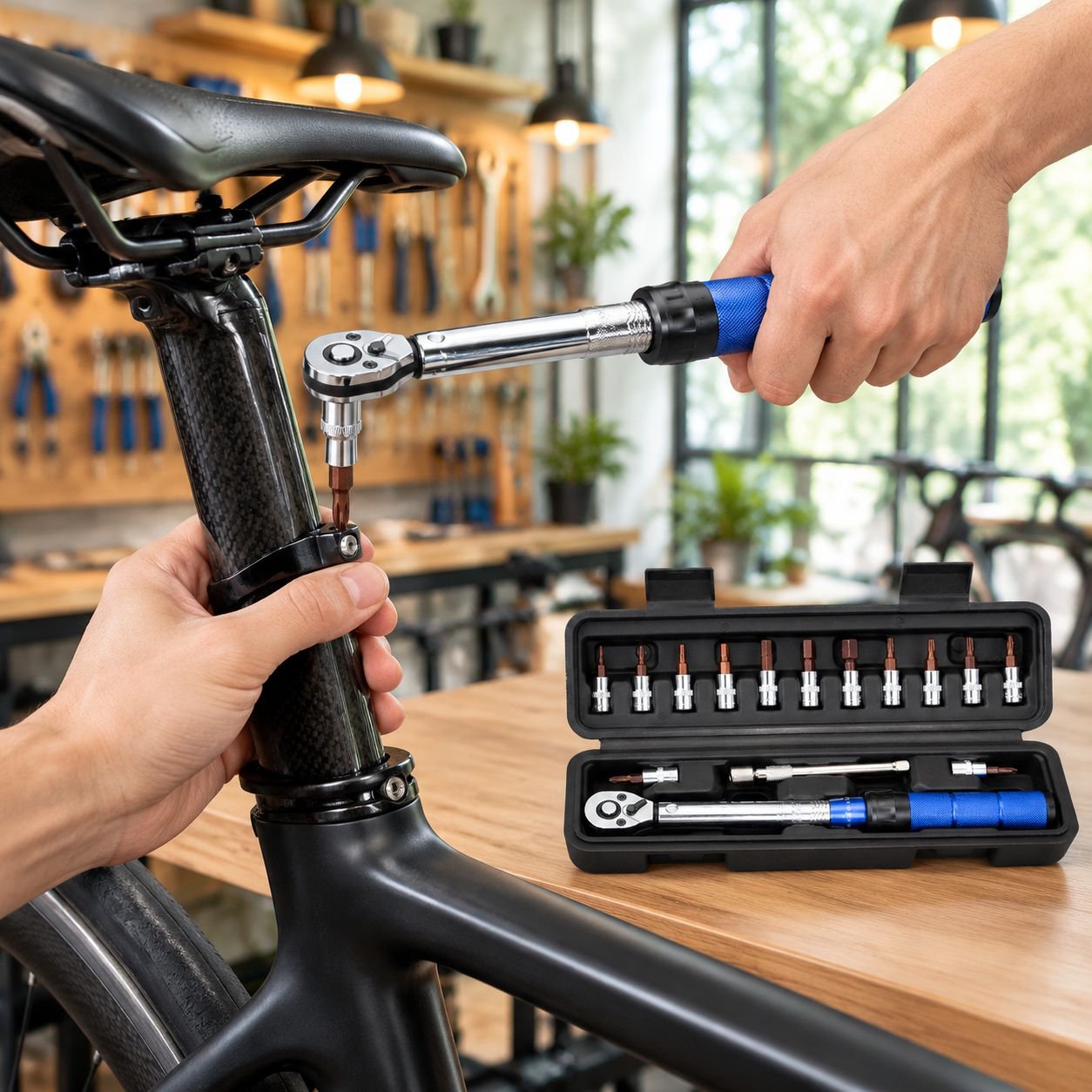自転車整備に最適な高精度トルクレンチ