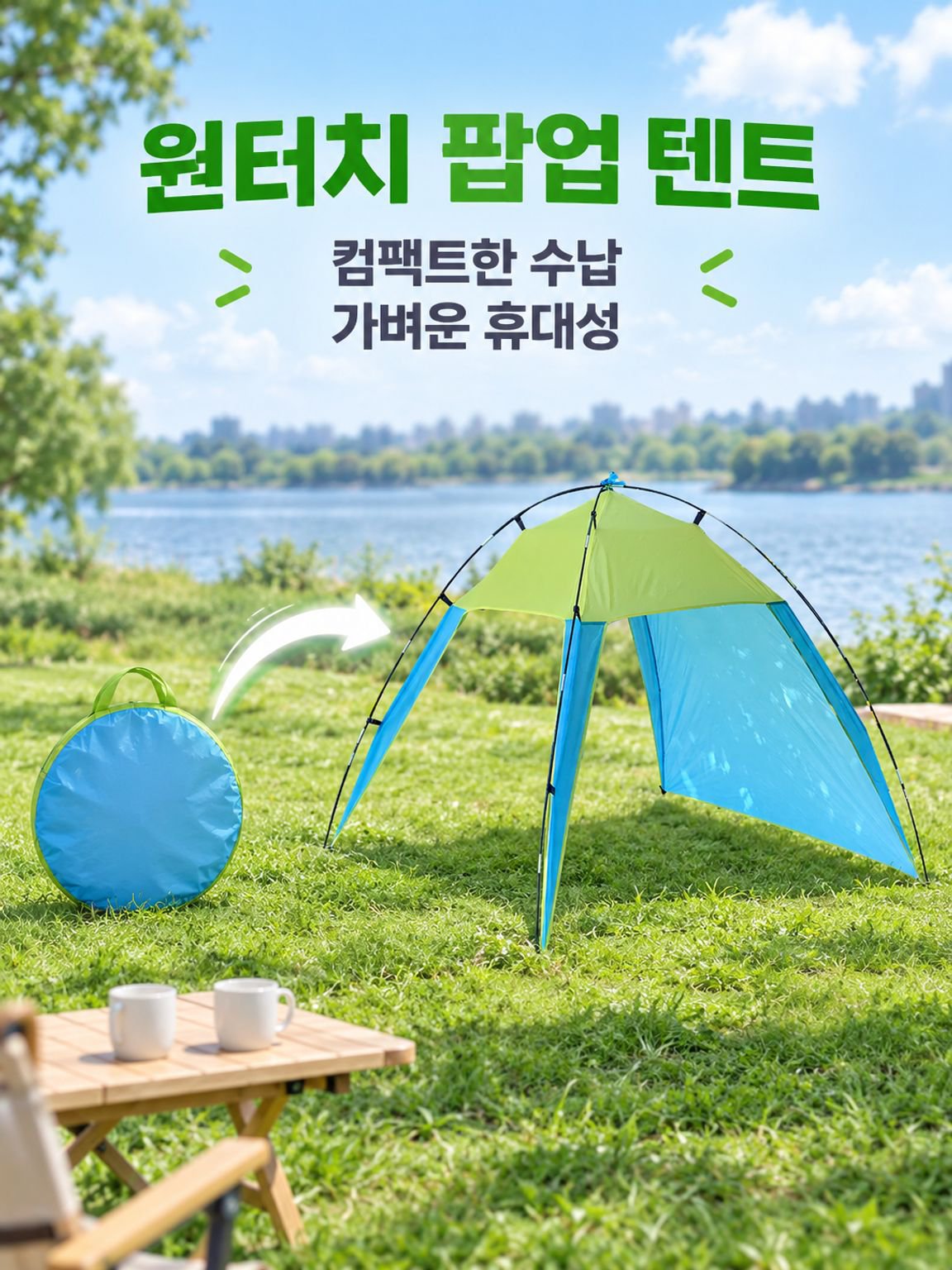 야외 비치 텐트 접이식 선스크린 캠핑 낚시용