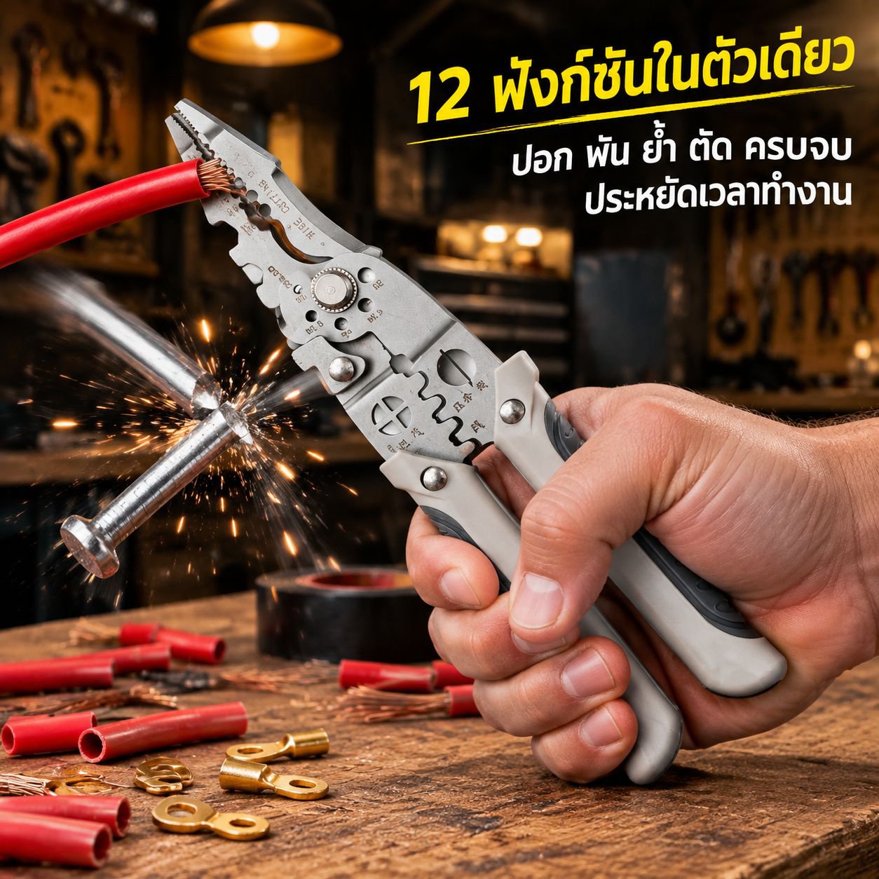 เครื่องมือตัดสายไฟแบบอเนกประสงค์