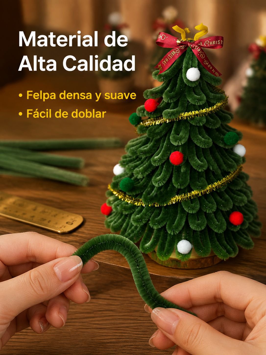 Kit para hacer adornos para el árbol de Navidad