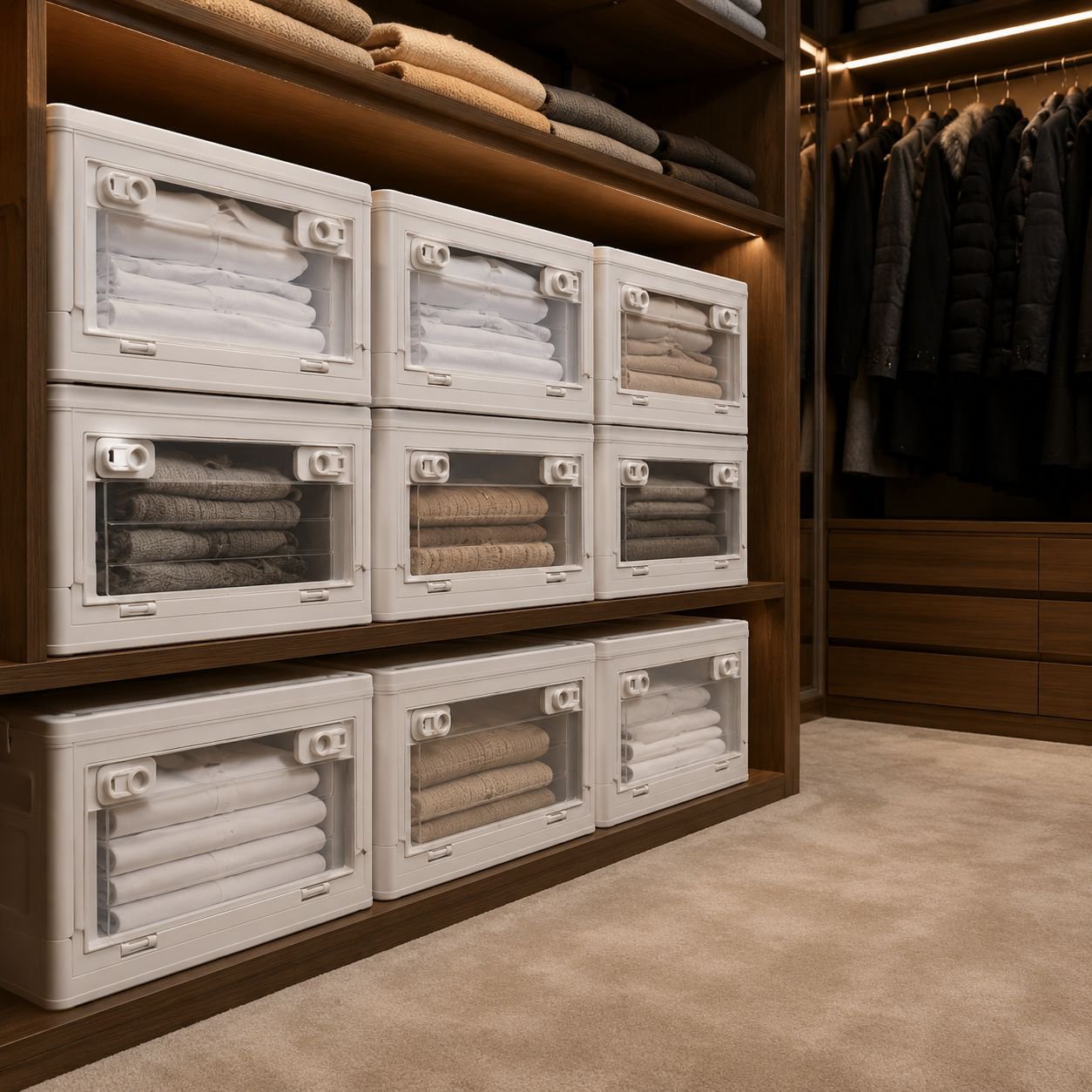 Easy to assemble household storage organizer