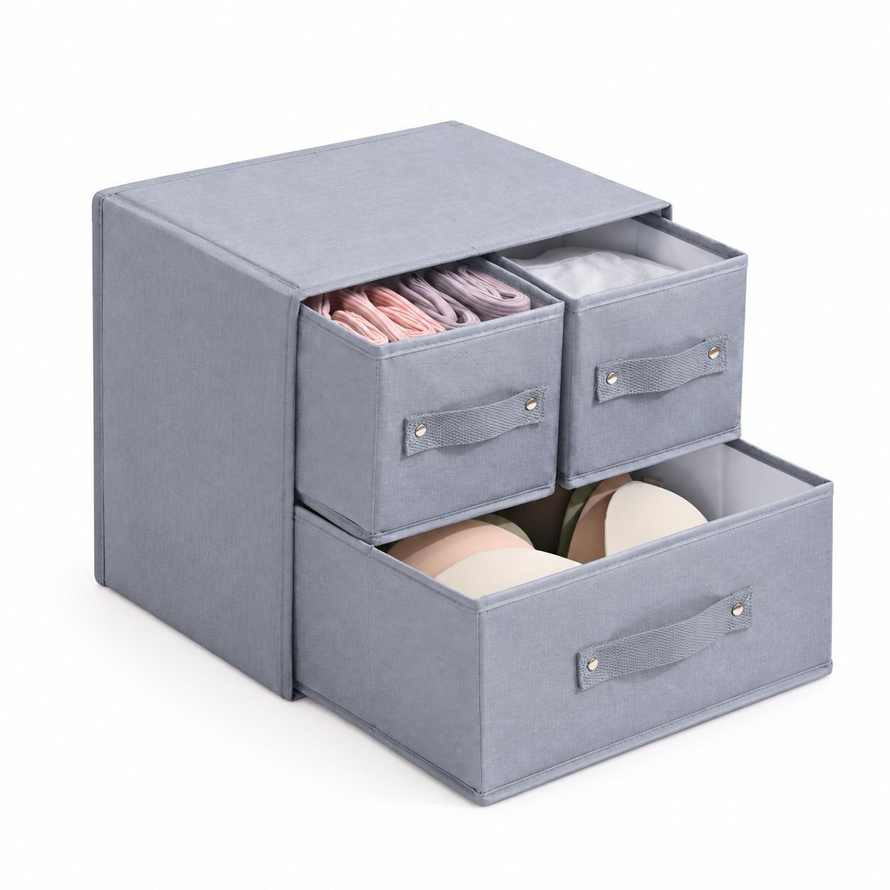 新しい引き出し式衣類収納ボックス収納家庭用バスケットボックス収納ボックス布製ワードローブ収納ボックス衣類大型ボックス