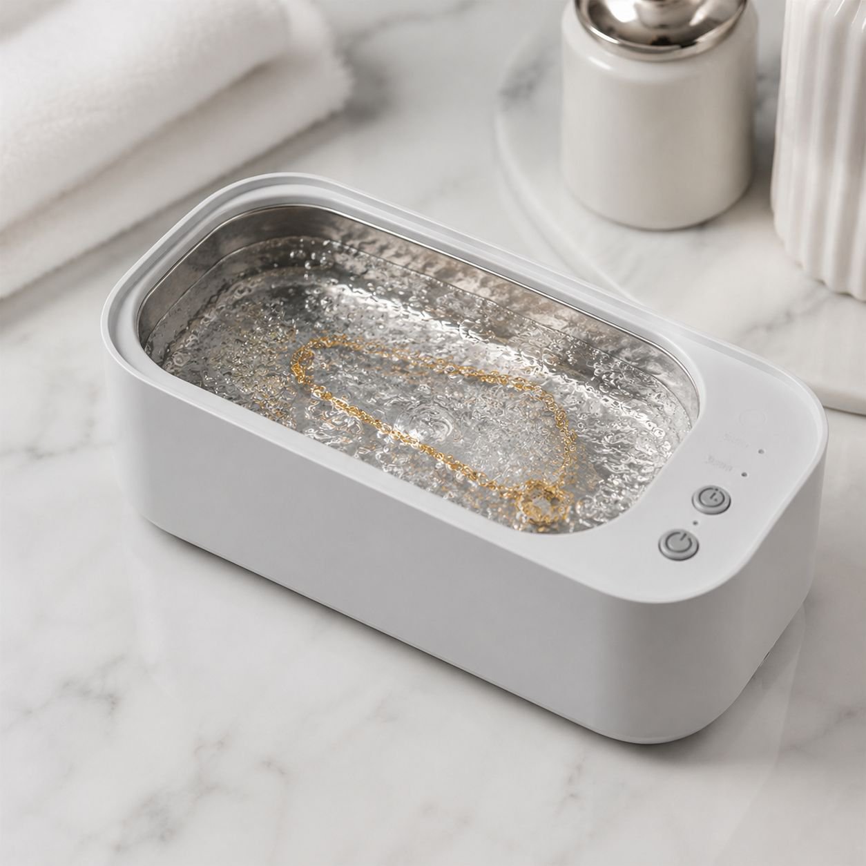 Ultrasonic Contact Lens Cleaner Household Timer Jewelry Watch Braces Cleaning Machine