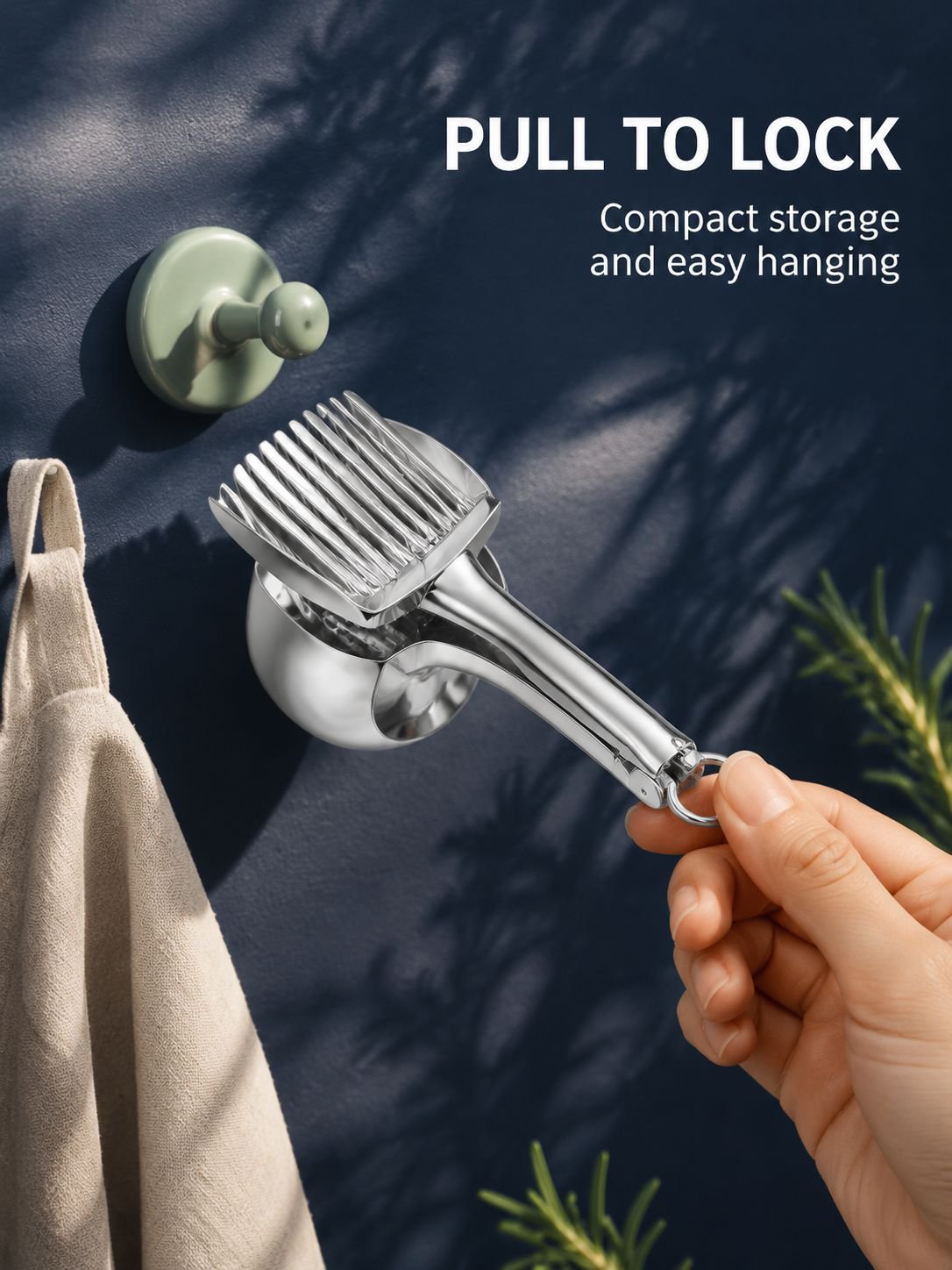 Compact fruit slicing tool for healthy snacks