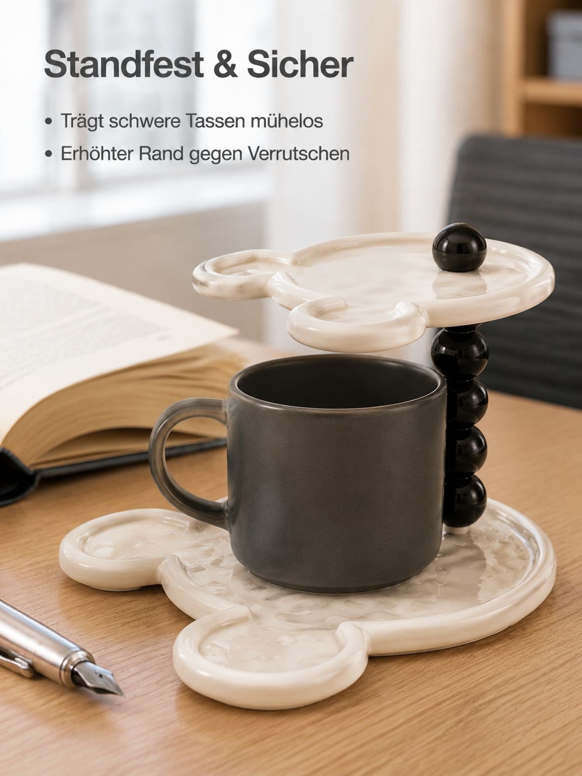 Schreibtisch Organizer mit mehreren Ablageflächen