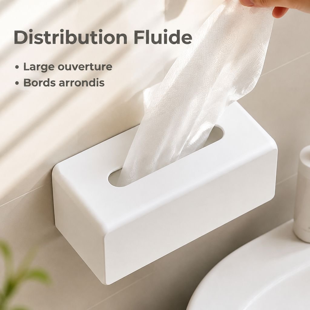 Boîte à papier toilette multifonction étanche