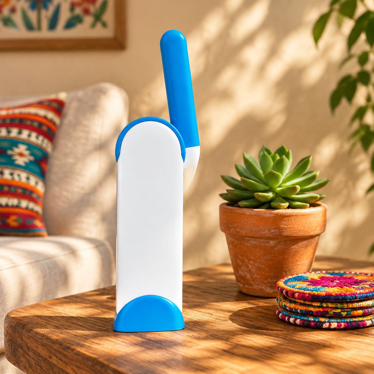Cepillo electrostático para eliminar el polvo de la ropa