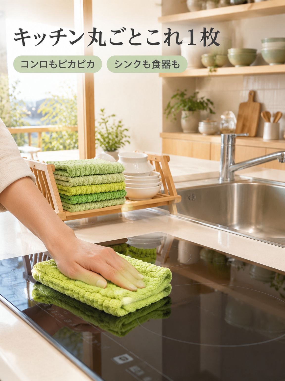 竹节绒洗碗布珊瑚绒抹布