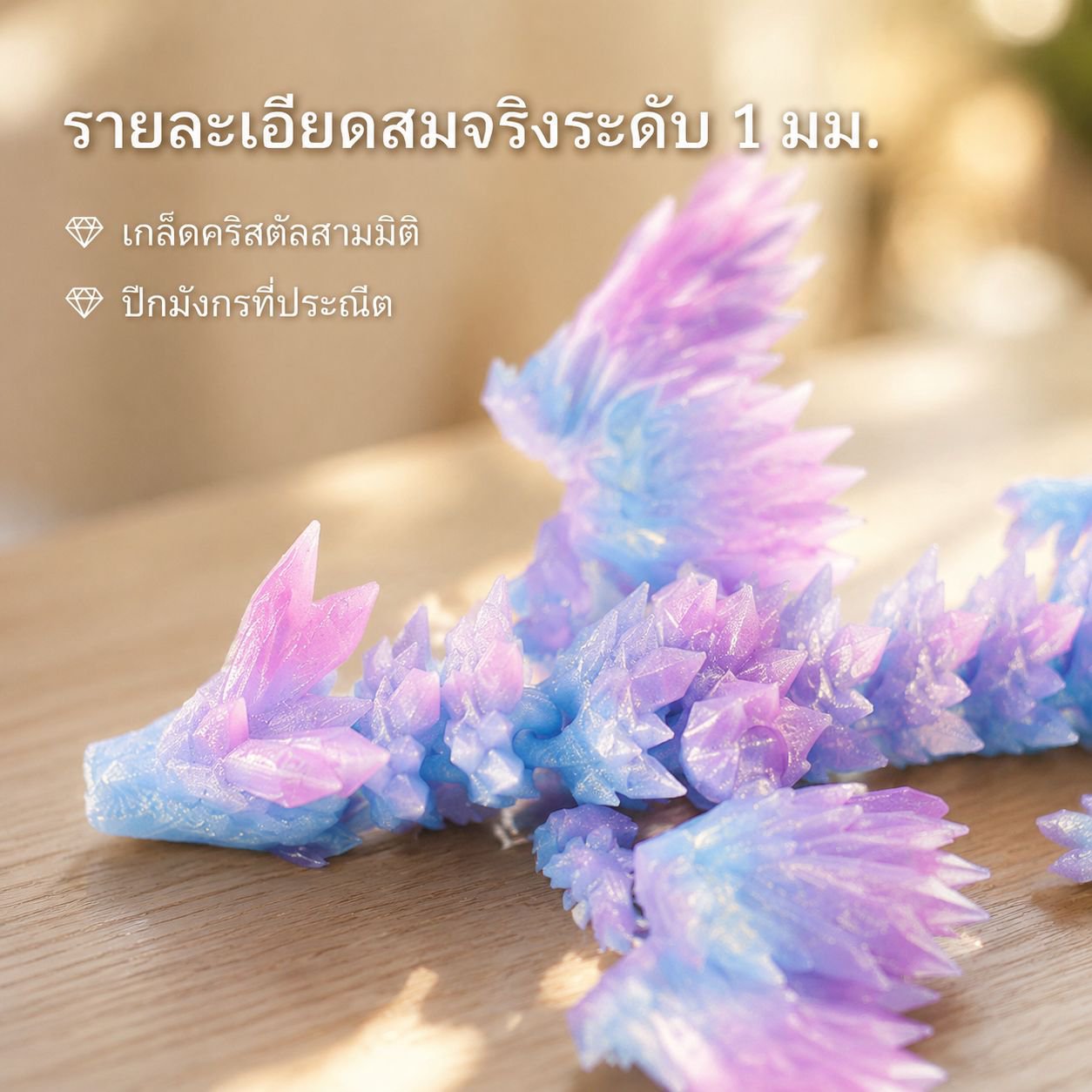 ของตกแต่งมังกรบินตั้งโต๊ะ