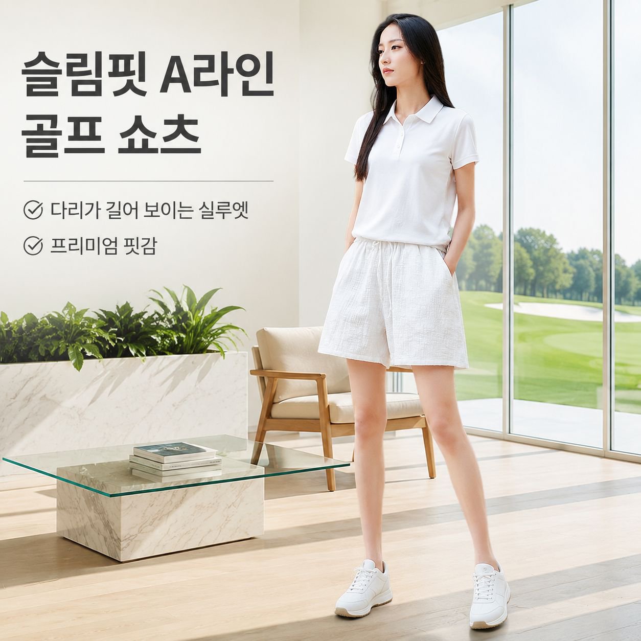 봄/여름 신상품: 문학적 스타일의 루즈핏 슬림핏 반바지 (면과 린넨 혼방)