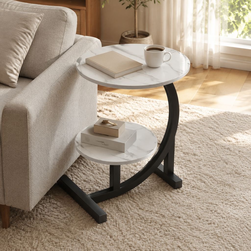 Compact Practical Tea Table Modern Bedside Table