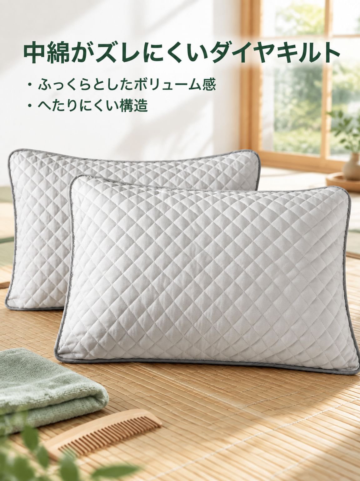 快適な低反発枕芯