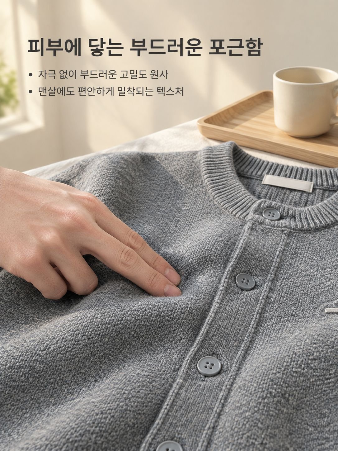 남성 출근룩 캐주얼 니트 자켓 코디