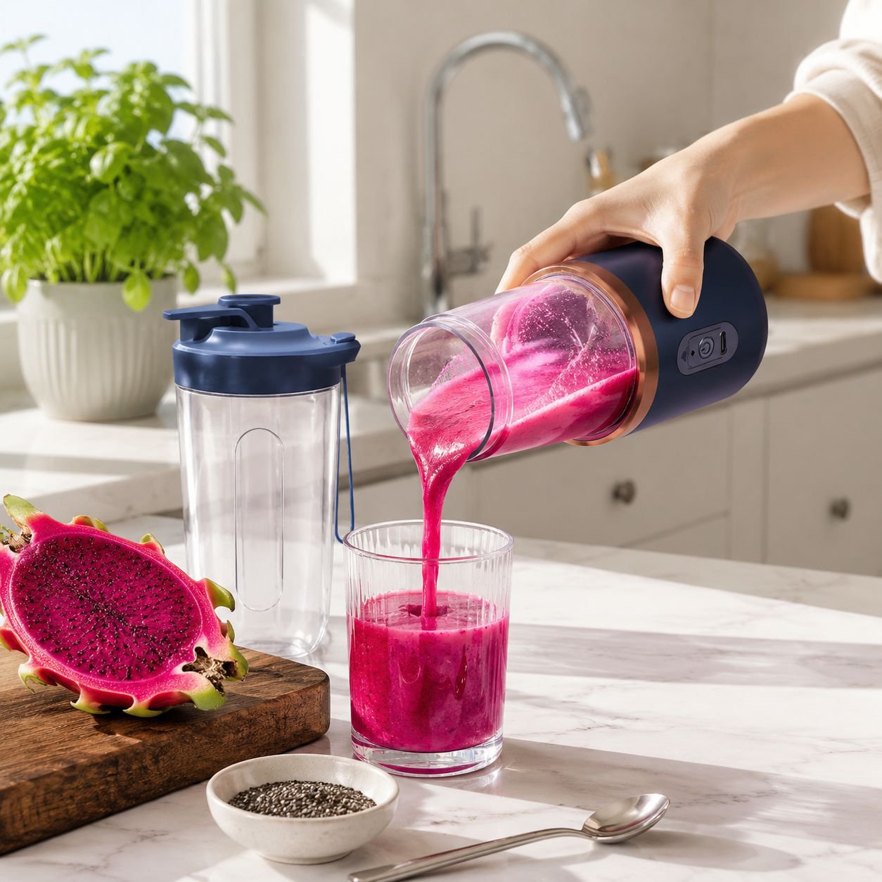 Easy to clean juicer with detachable parts
