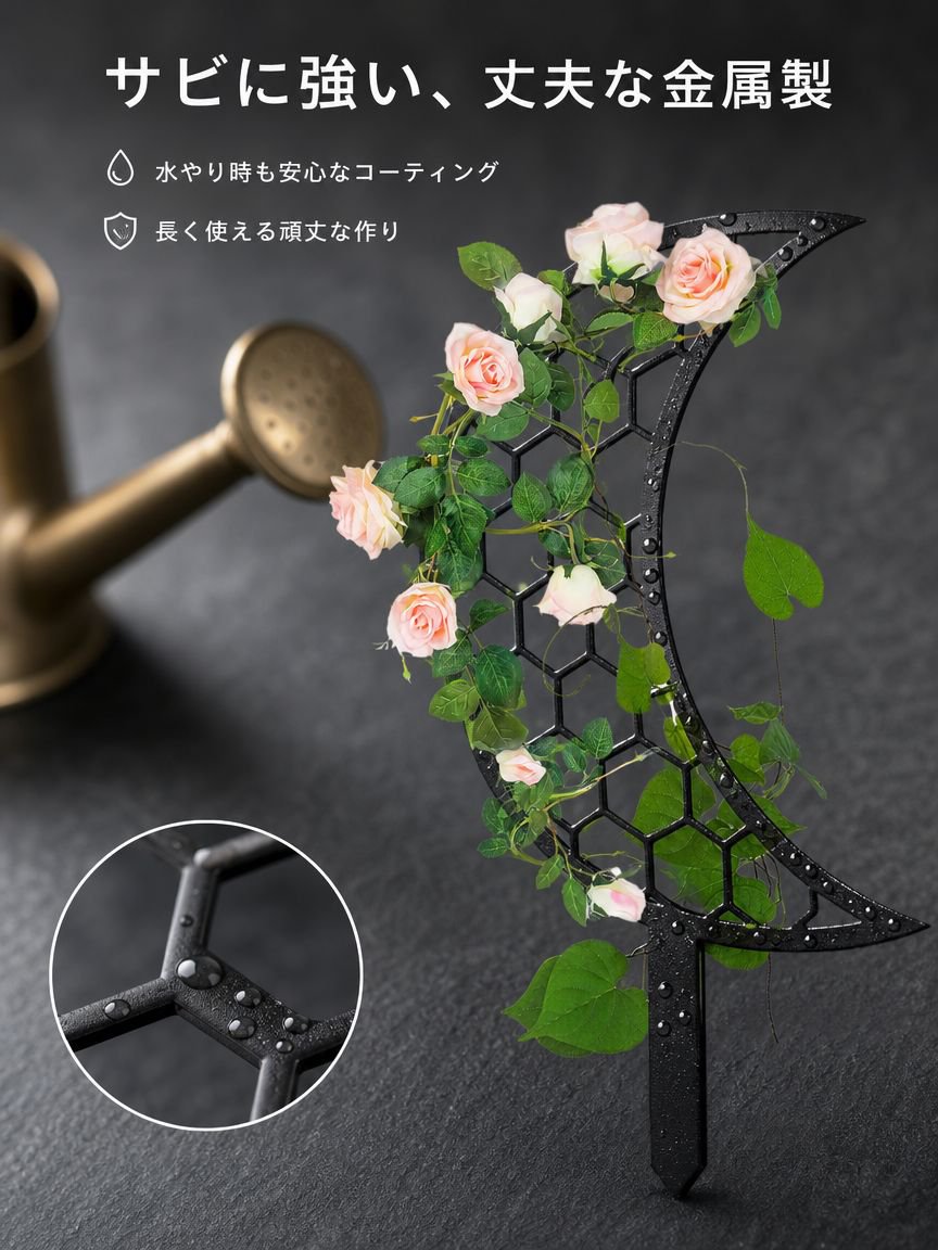 月の登攀用トレリス