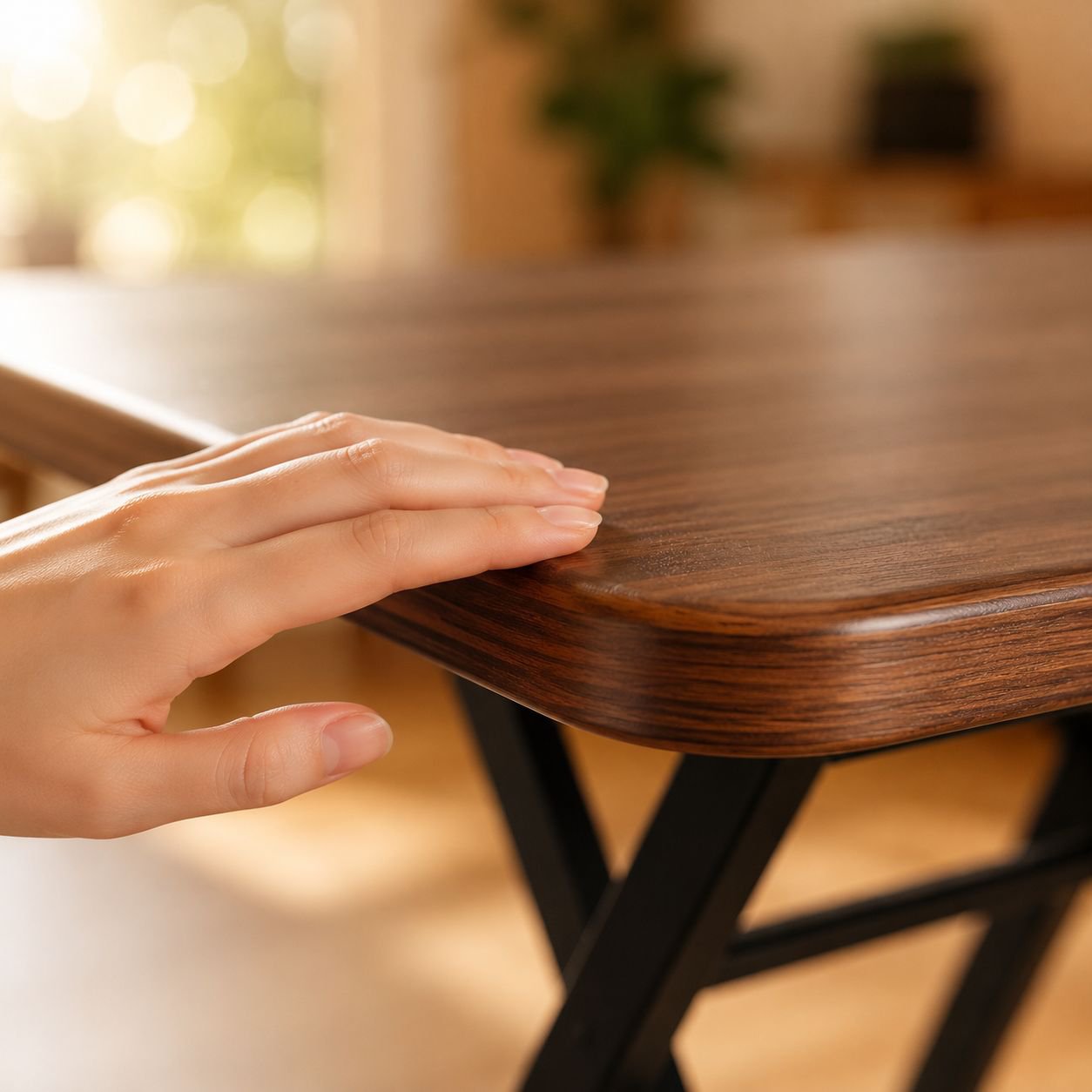 Sturdy household dining table for indoor and outdoor use