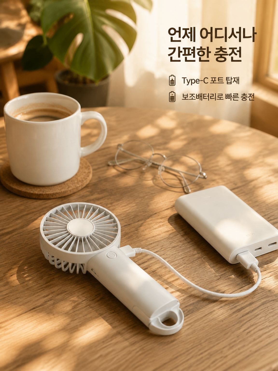 휴대용 핸드 미니 선풍기