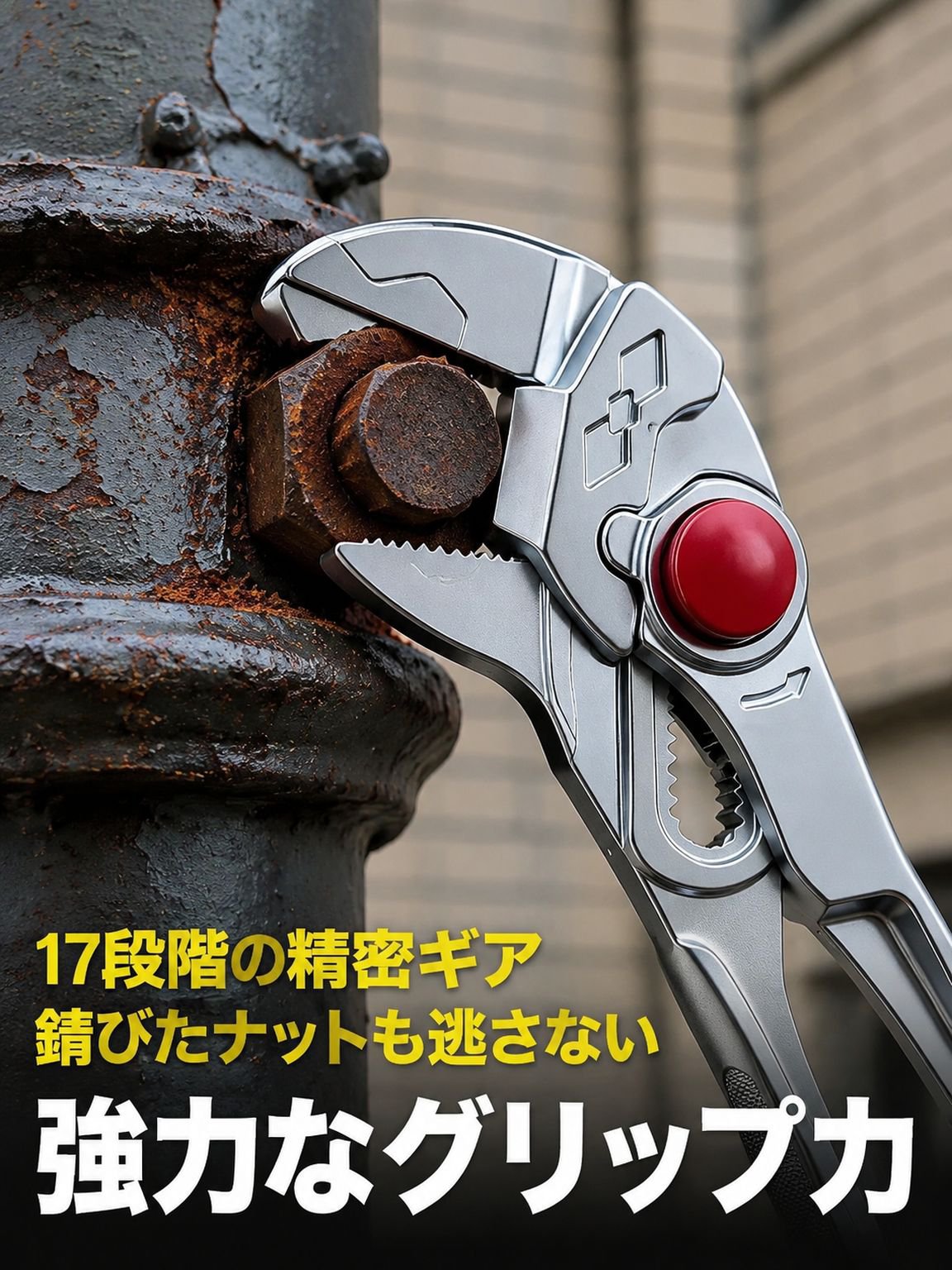 調整可能なウォーターポンプクランプ、水道管クランプ