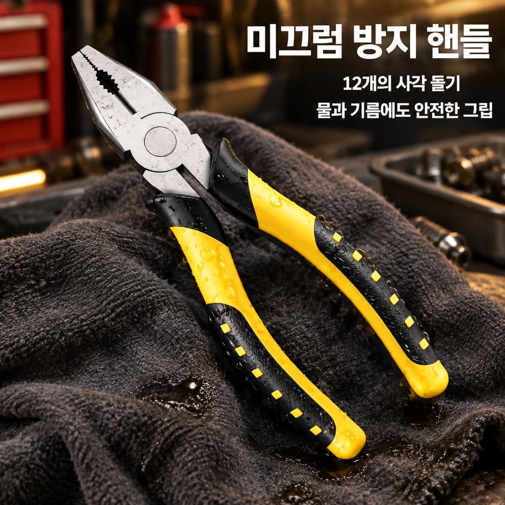 6인치 공업용 고탄소강 펜치 니퍼 고경도 롱노즈 플라이어 공구