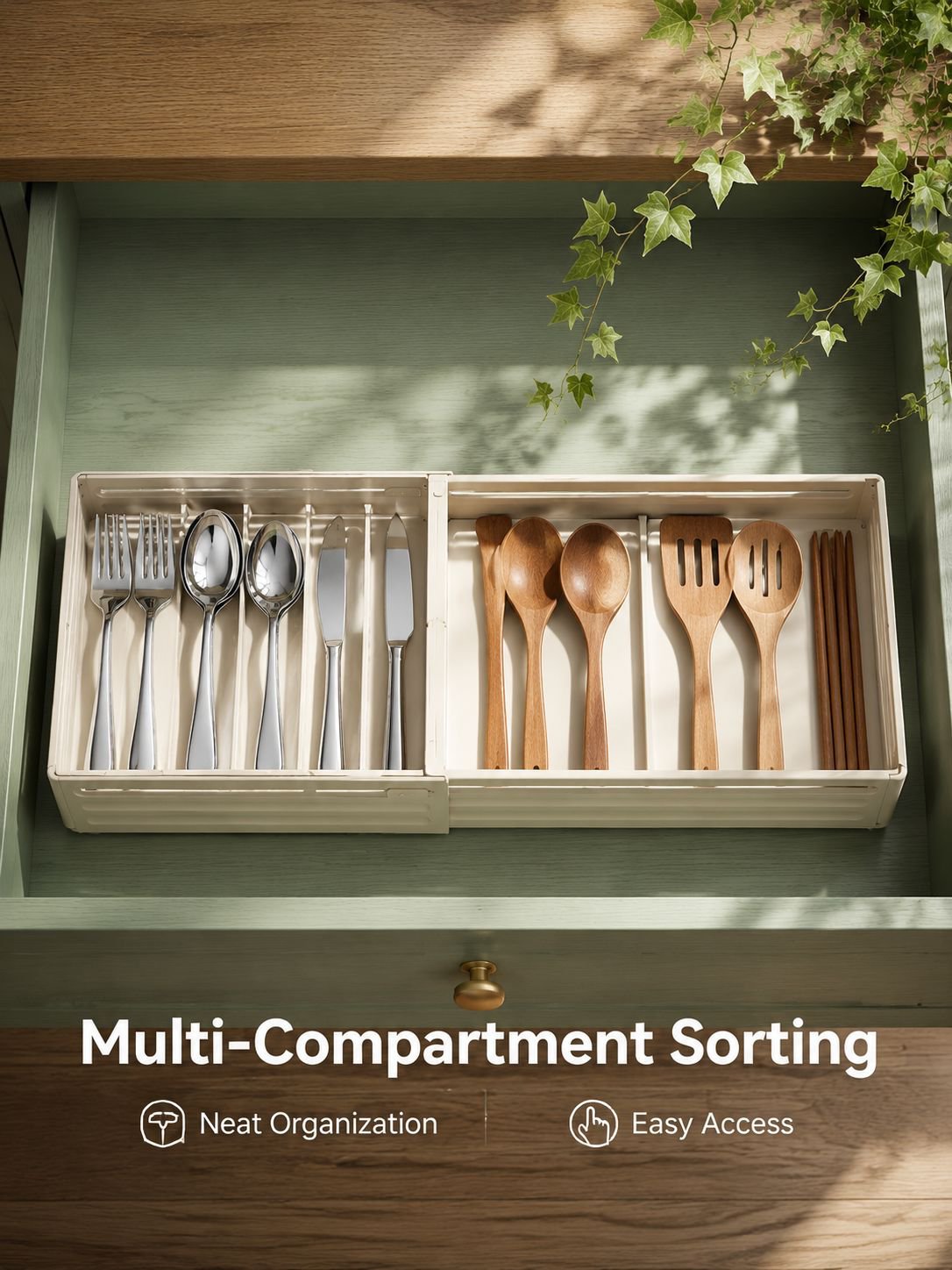 Multifunctional Extendable Drawer Organizer Box