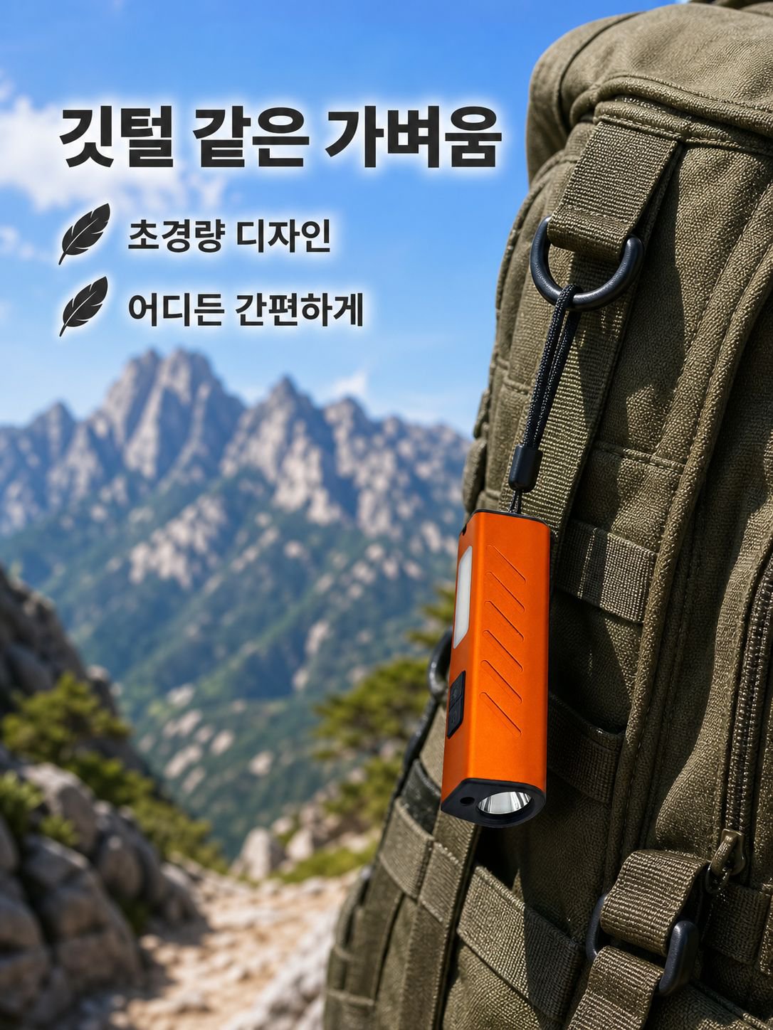고출력 레이저 손전등